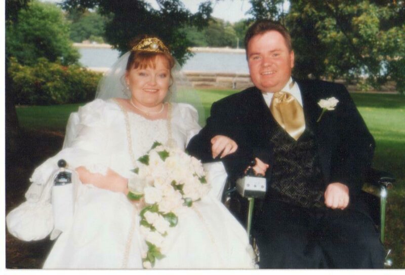 Carolyn and Danny's fairytale wedding in 1996